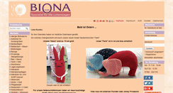 Desktop Screenshot of biona-shop.de